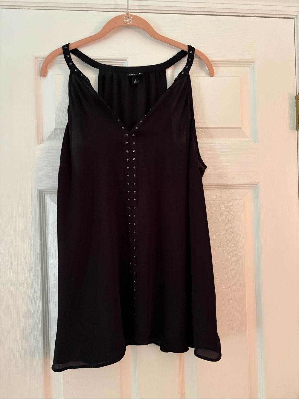 torrid Black Stud-Embellished Sleeveless Camisole